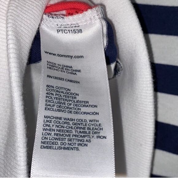 Kids Tommy Hilfiger Stripe Sweater(Size Large 12/14) - Picture 4 of 4